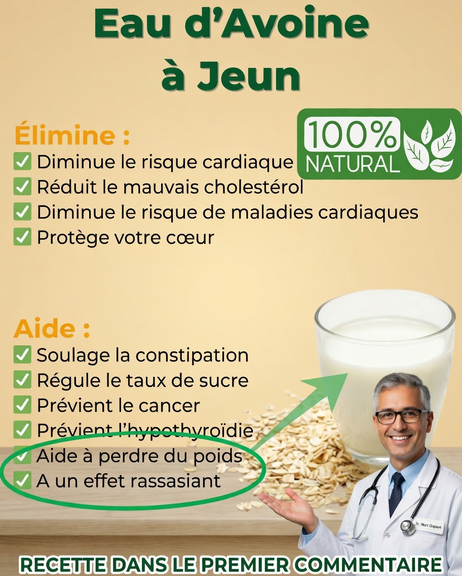 L’eau d’avoine à jeun : bienfaits, propriétés et mode de préparation