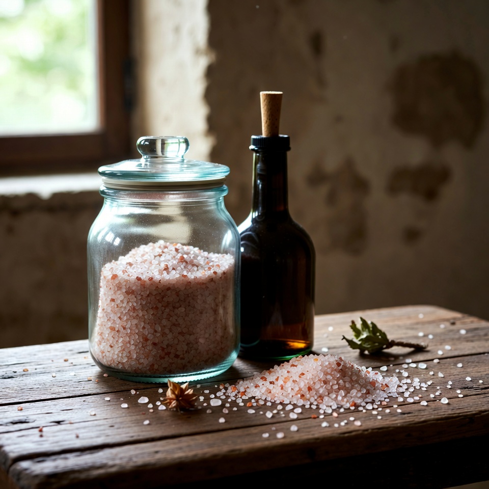 Remède naturel au sel et au vinaigre pour purifier l’énergie d’une pièce