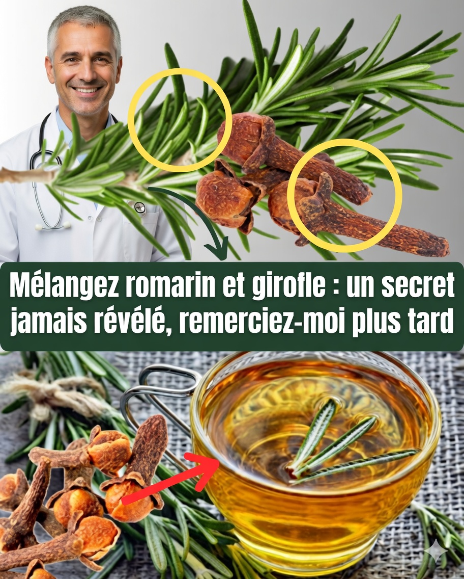 🌿 Romarin et clous de girofle : propriétés, bienfaits et recette naturelle qui étonne tout le monde