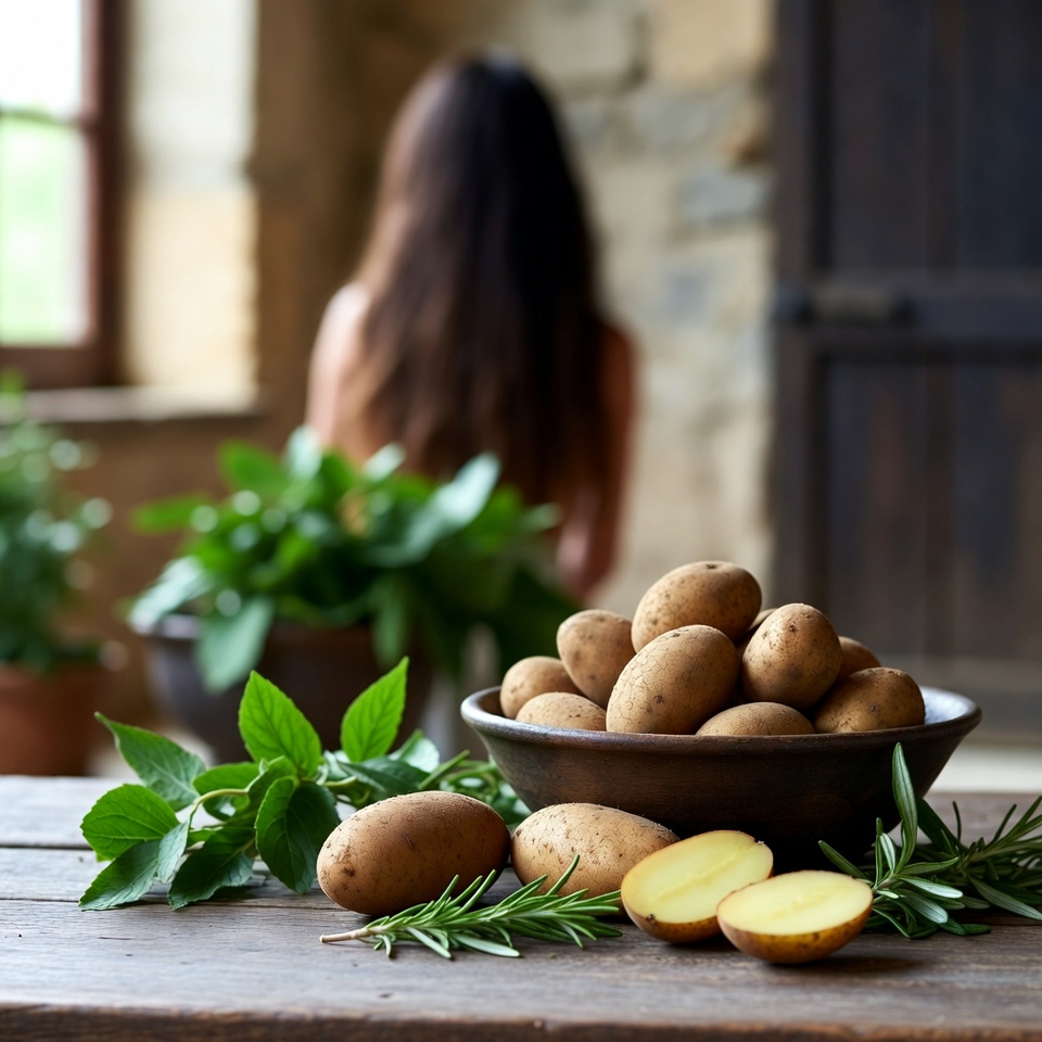 Ravivez vos cheveux naturellement : la magie des pommes de terre