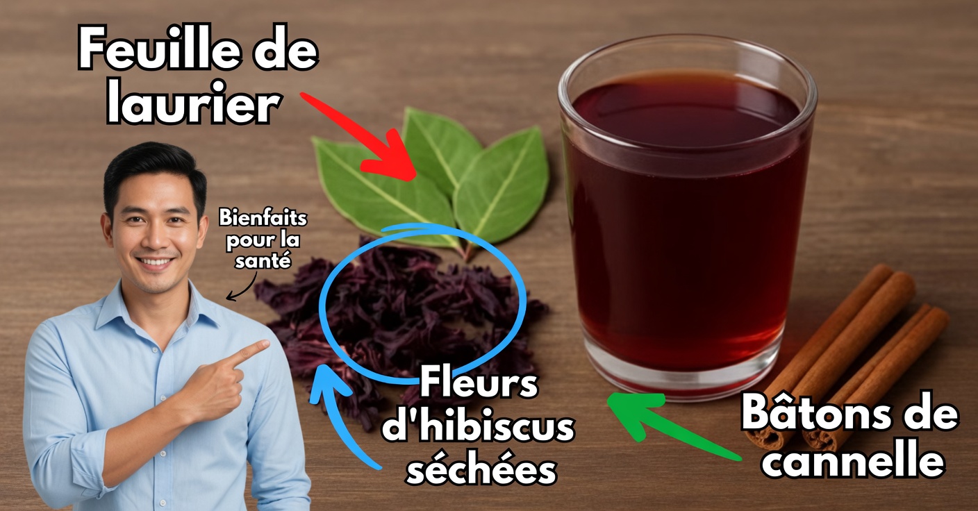 Eau d’hibiscus, de laurier et de cannelle : bienfaits et comment la consommer