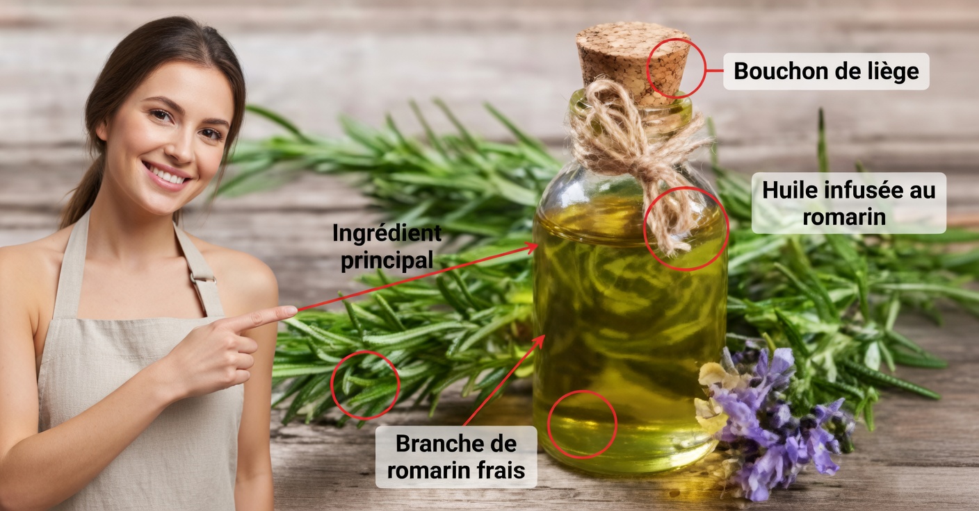 Huile de romarin anti-inflammatoire : recette et utilisation