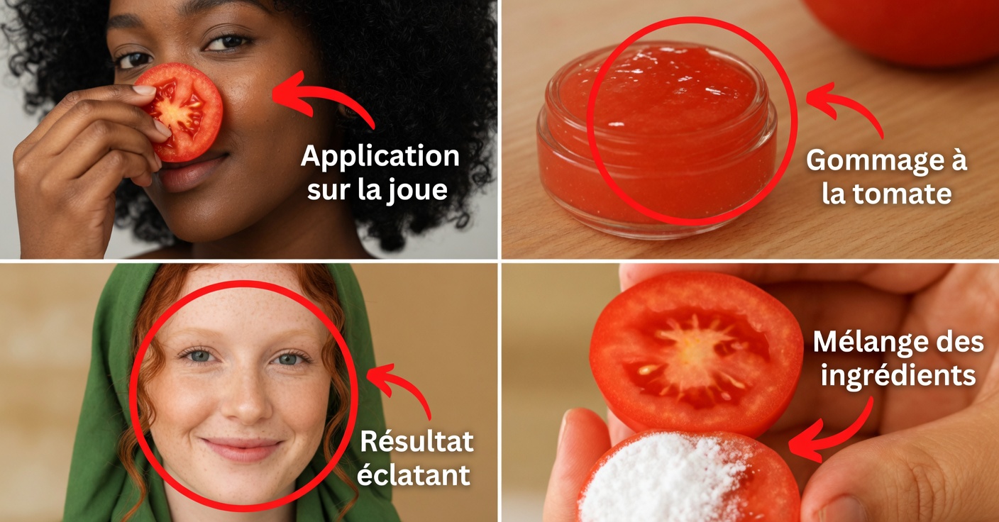 Gel nocturne à la tomate pour éclaircir la peau