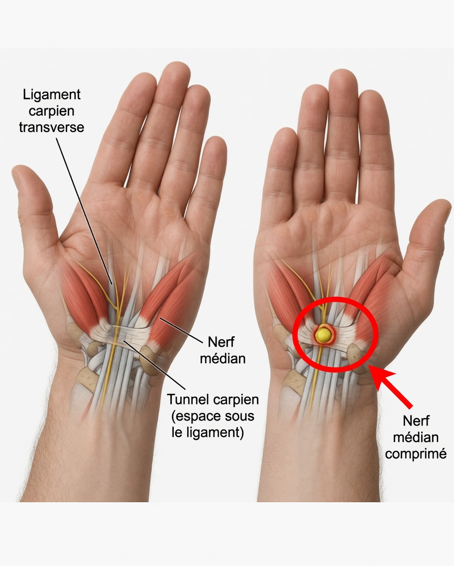 Soulager le syndrome du canal carpien : remèdes naturels pour les fourmillements dans les mains