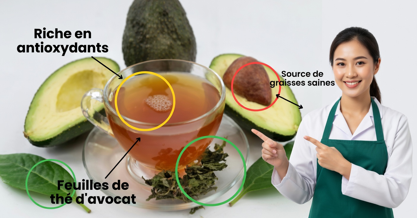 Thé de feuilles d’avocatier : bienfaits et mode de préparation