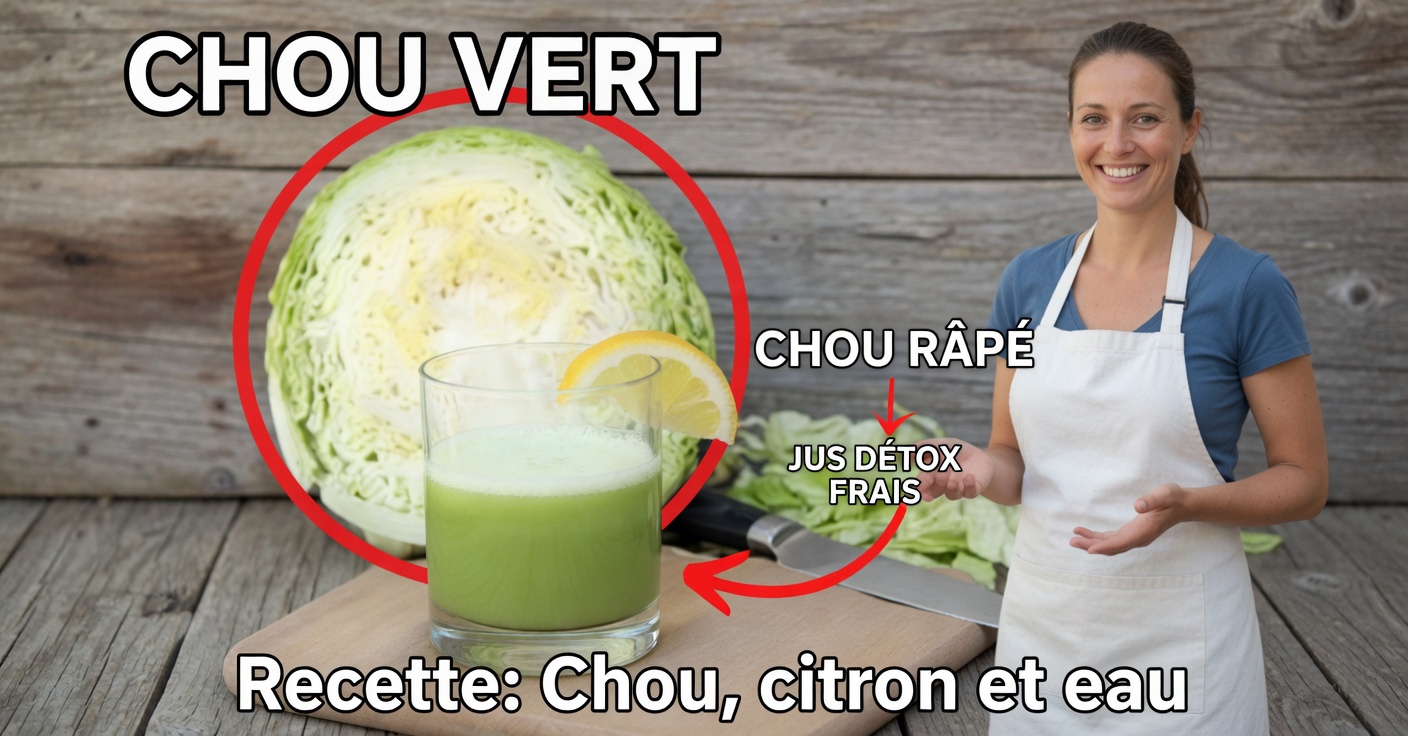 Jus de chou pour la gastrite