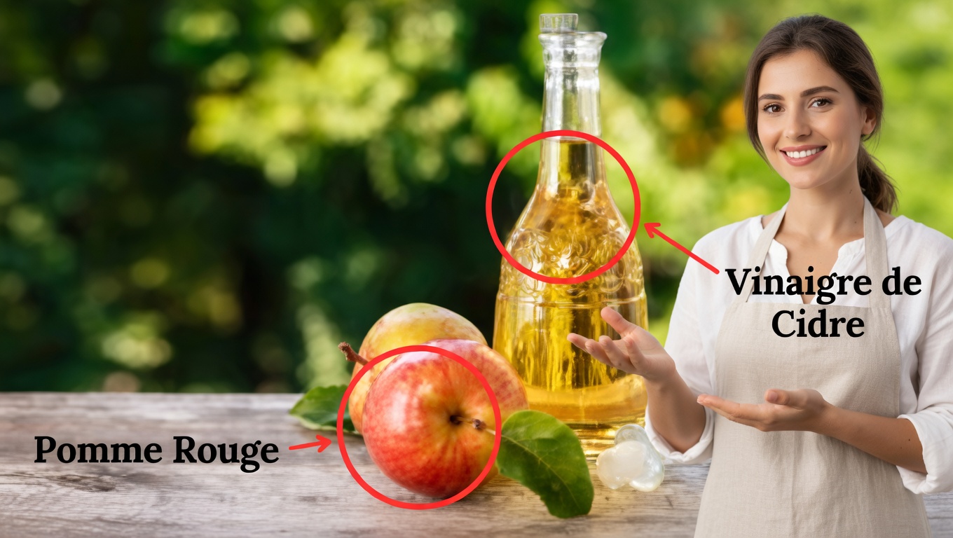 Vinaigre de cidre de pomme à jeun pour la circulation