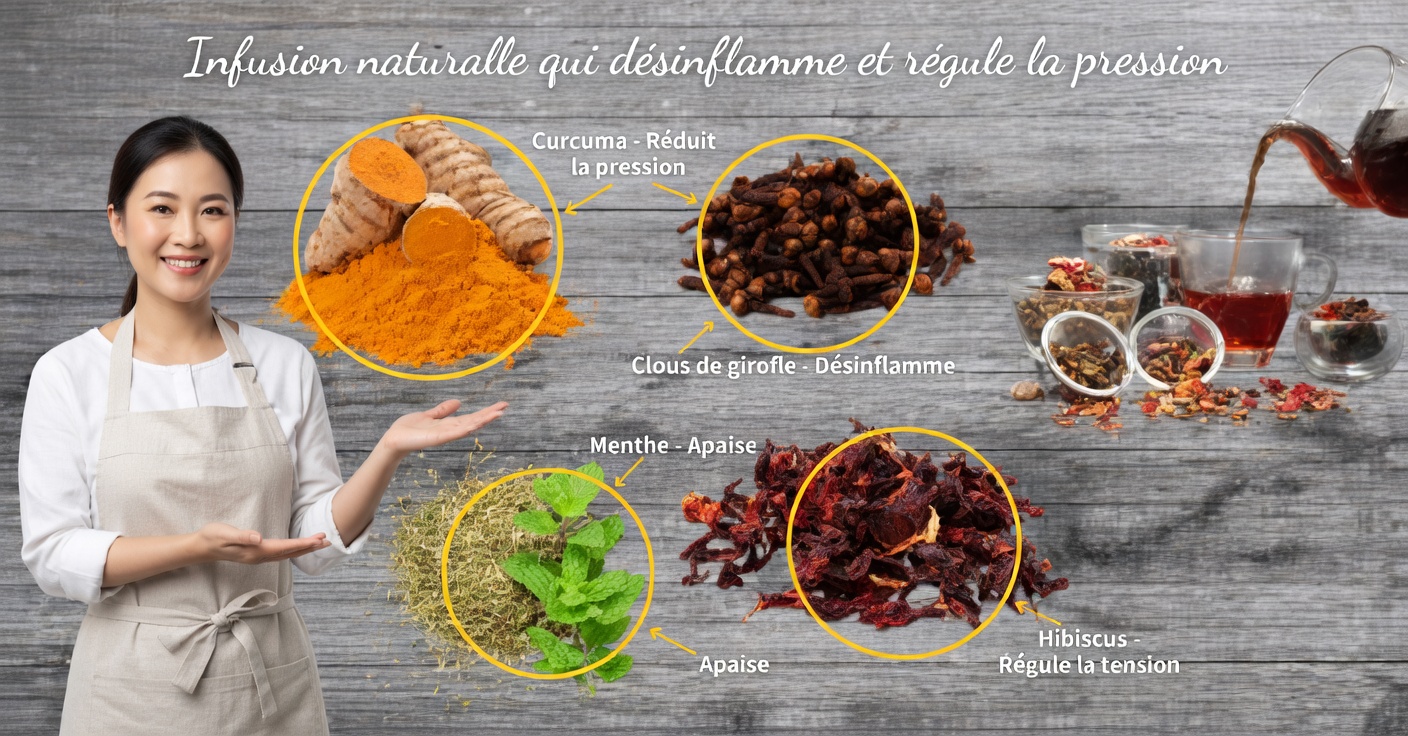 Ingrédients naturels contre l’inflammation et l’hypertension