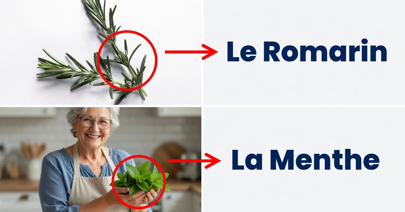 Menthe verte et romarin pour la douleur articulaire