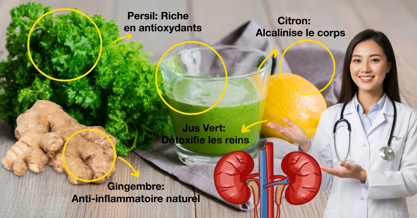 Le jus qui détoxifie les reins et réduit l’inflammation
