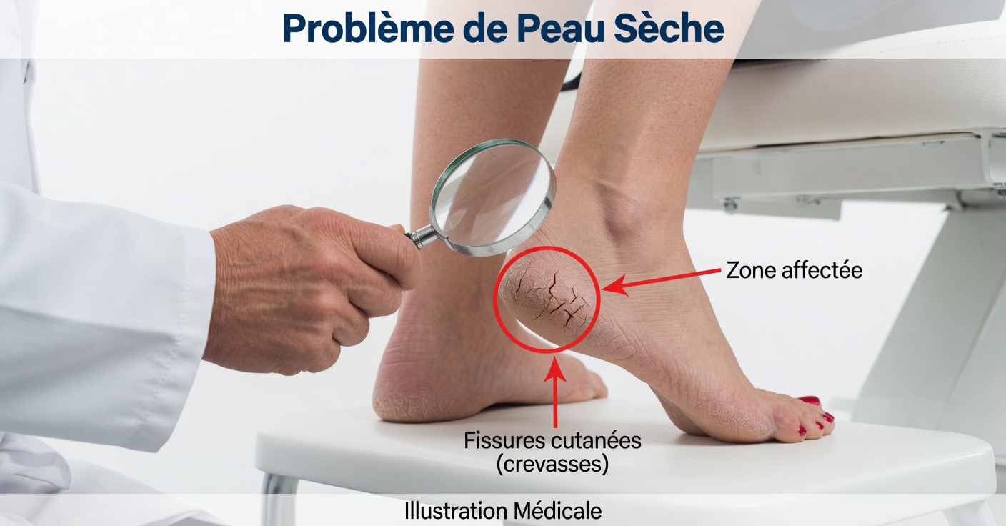 Aspirine pour les cors et les gerçures des pieds
