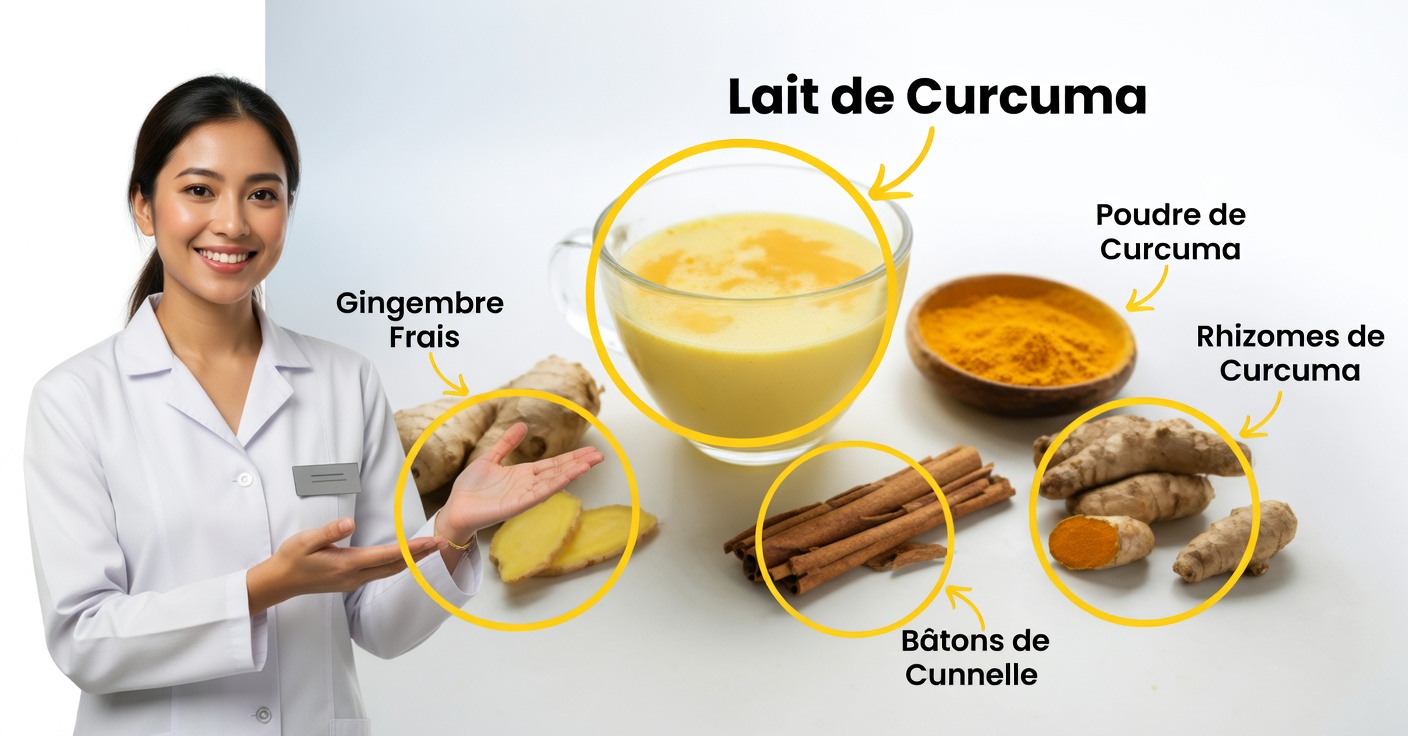Lait au curcuma : bienfaits pour votre santé et votre bien-être
