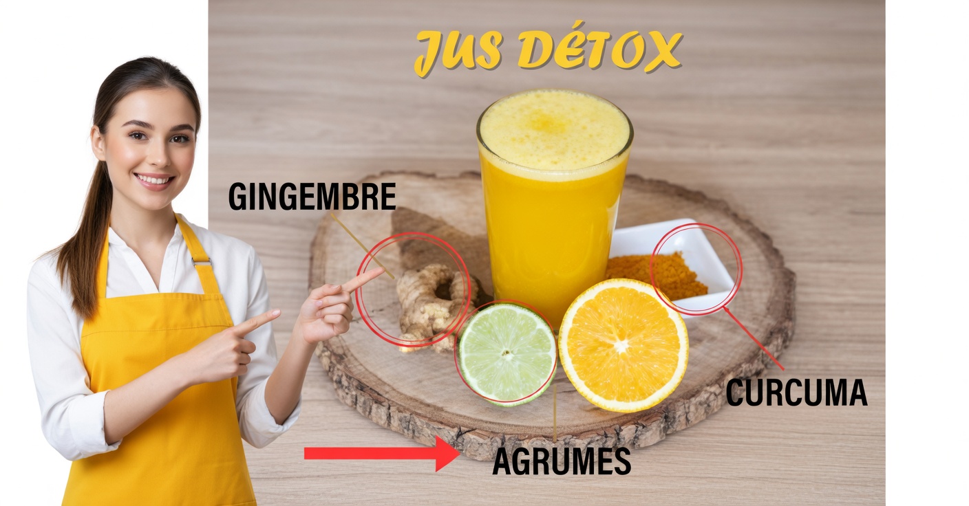 Jus d’orange et de gingembre pour nettoyer les organes