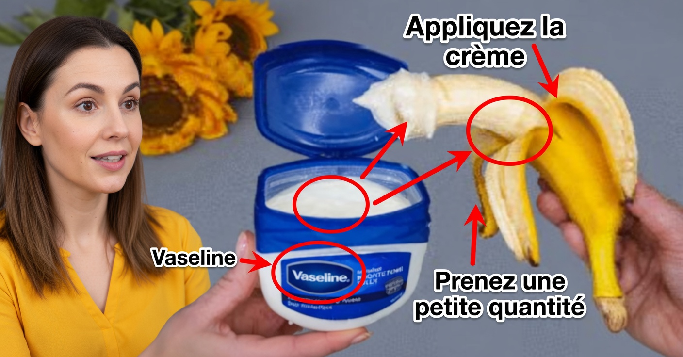 Vaseline et banane contre les rides et les taches : remède rajeunissant