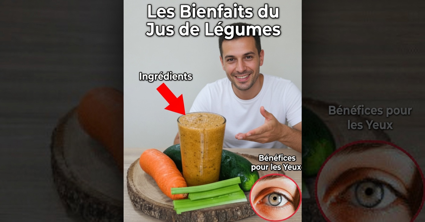 Jus de concombre et de carotte pour la vue : naturel et efficace