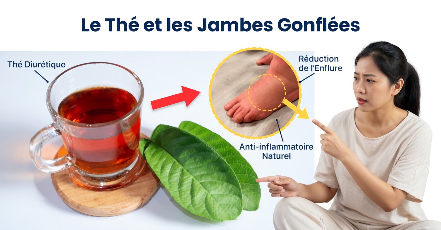 Tisane de goyave contre la rétention d’eau : soulagement naturel