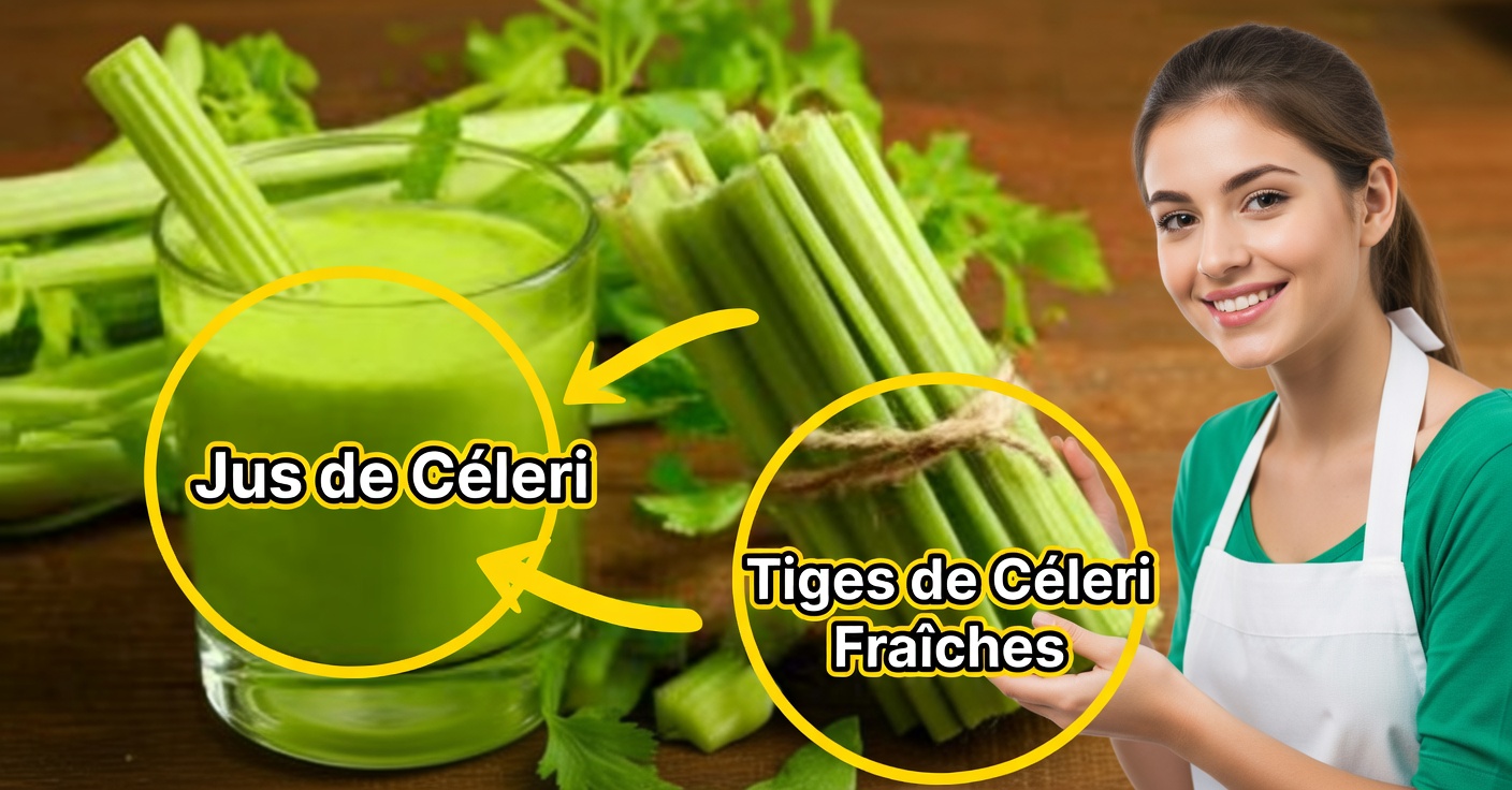 Jus de céleri pour détoxifier les reins, le foie et les poumons