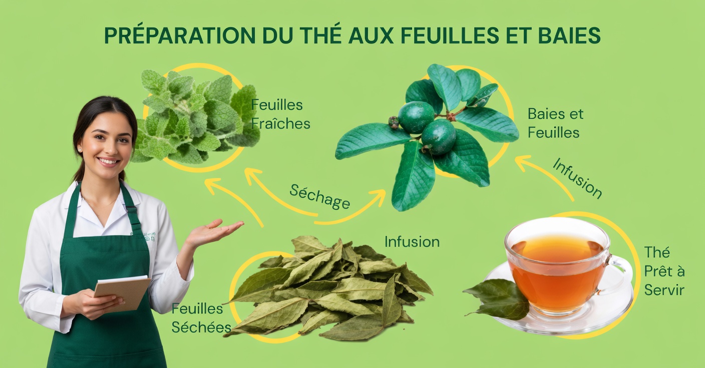 Infusion de goyave : nettoie le foie et contrôle la tension artérielle