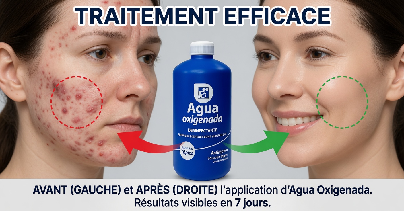 Eau oxygénée pour les taches et les rides : comment l’utiliser sur la peau