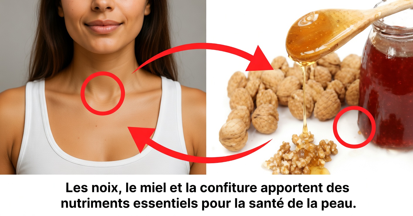 Remède naturel au miel et aux noix pour la santé de la thyroïde