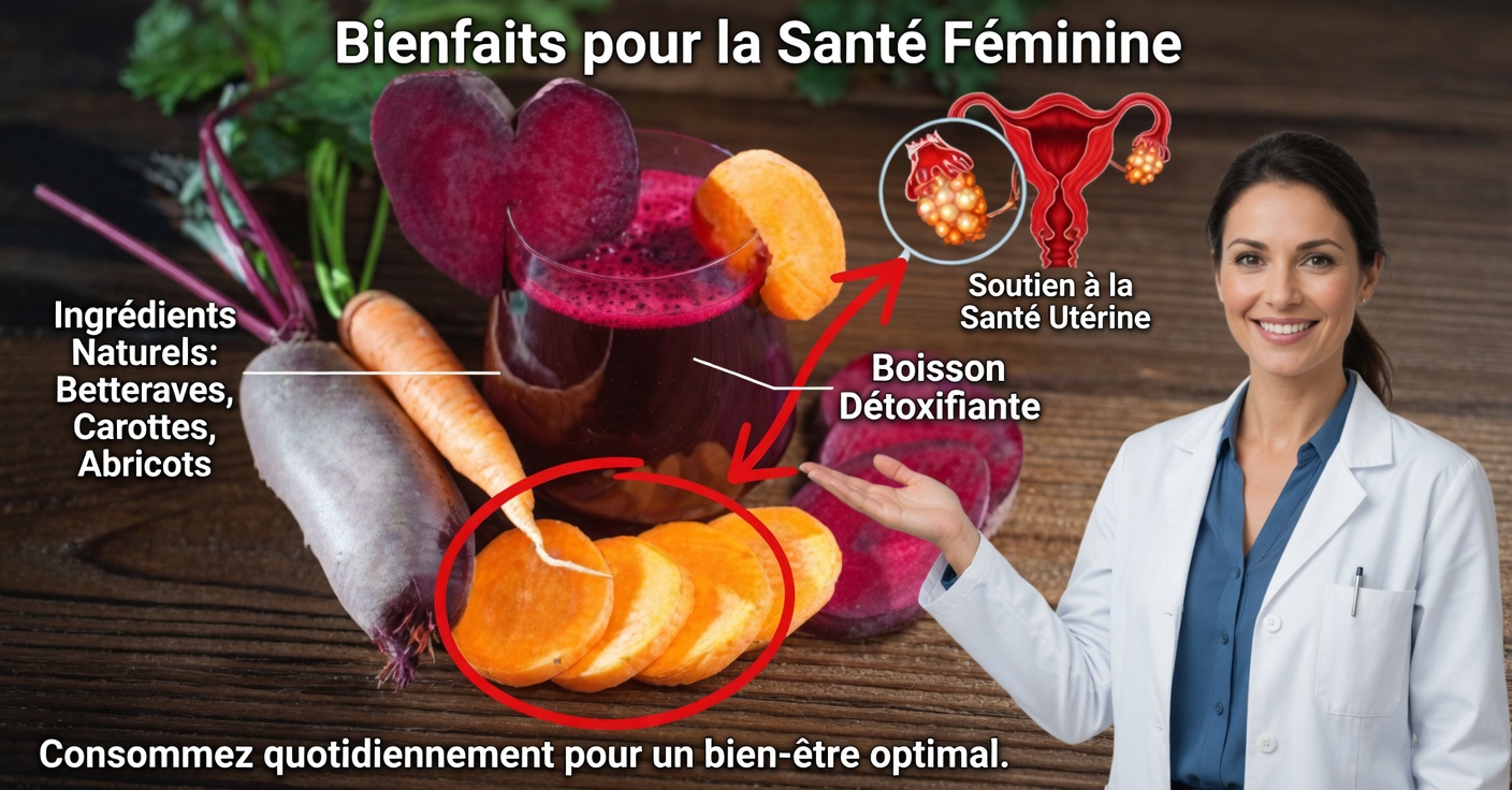 Jus de betterave pour l’anémie et les kystes