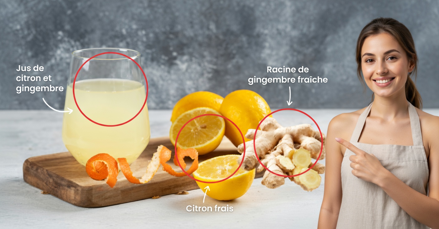 Infusion détox à la mandarine et au gingembre pour purifier les organes