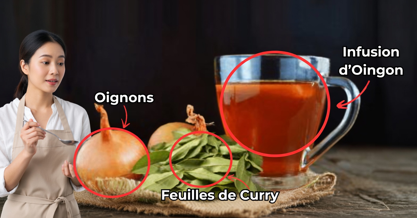 Infusion d’oignon et de laurier pour la toux : remède naturel pour nettoyer les poumons