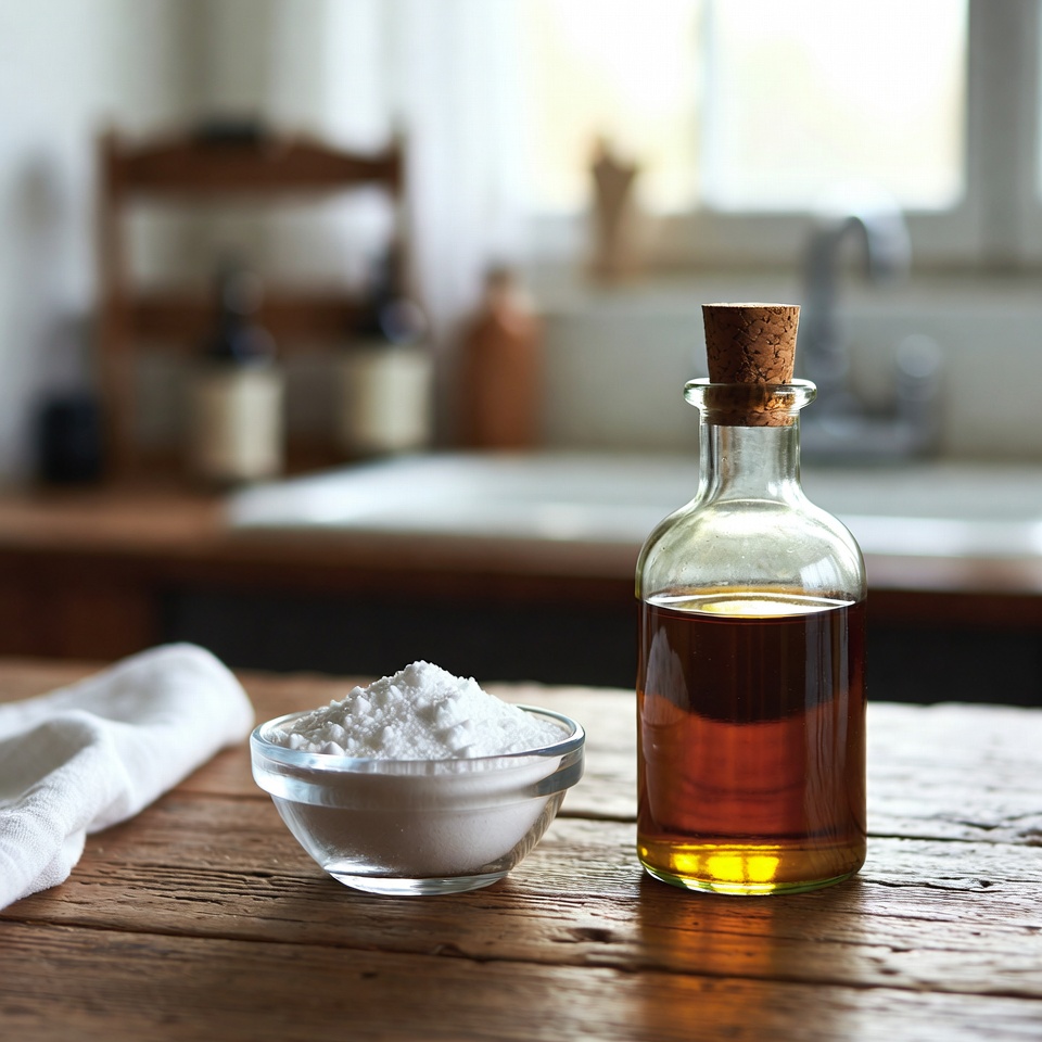 Remède à l’huile de ricin et au bicarbonate de soude