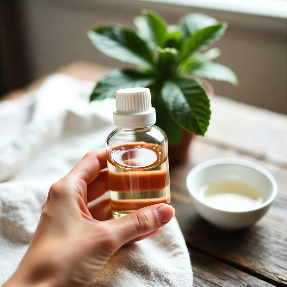 Éclaircissement des taches de vieillesse avec du vinaigre de cidre de pomme