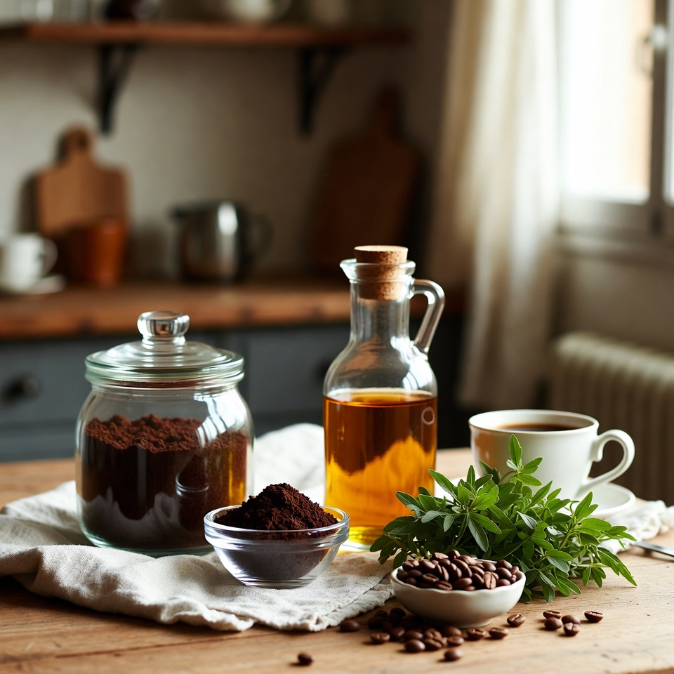 Recette d’huile de café naturelle pour la régénération de la peau et l’anti‑âge