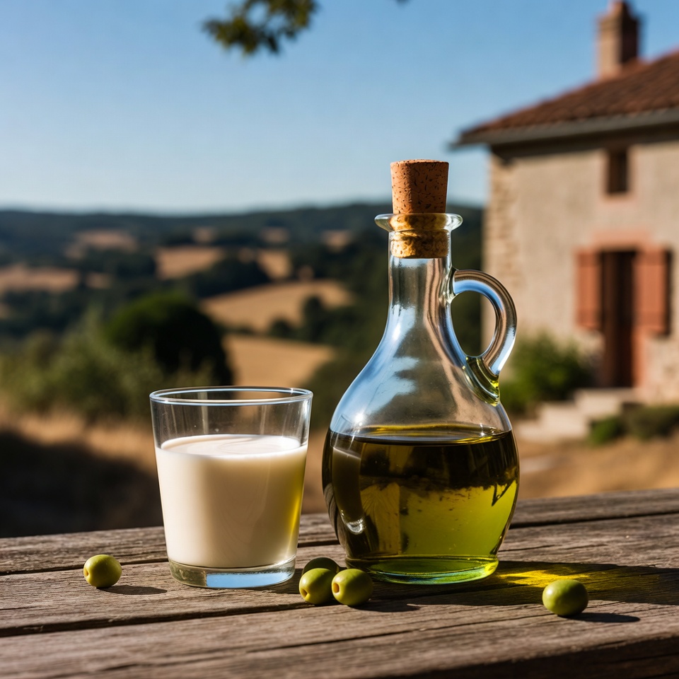 Découvrez la recette secrète : l’huile d’olive dans le lait