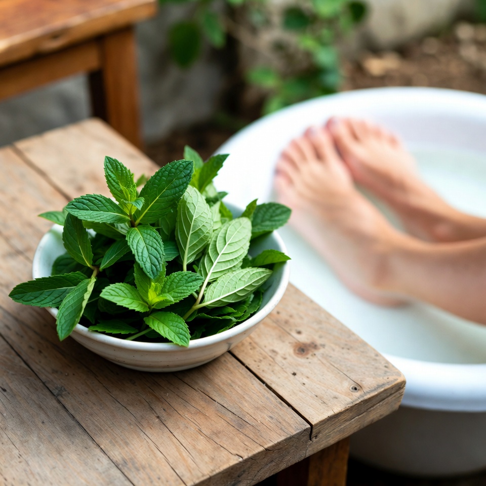 Les bienfaits miraculeux des feuilles de menthe pour vos pieds