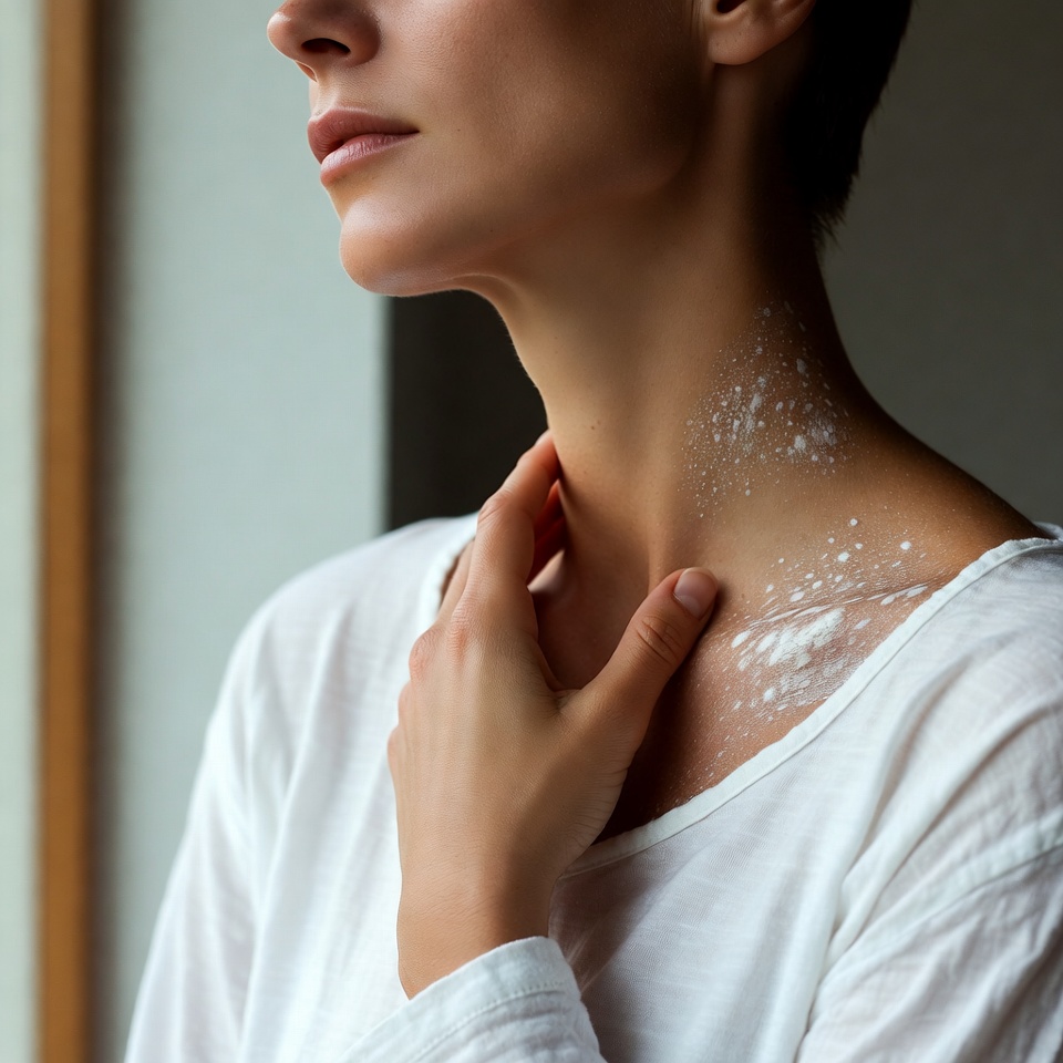 Pourquoi des taches blanches apparaissent-elles sur la peau ?