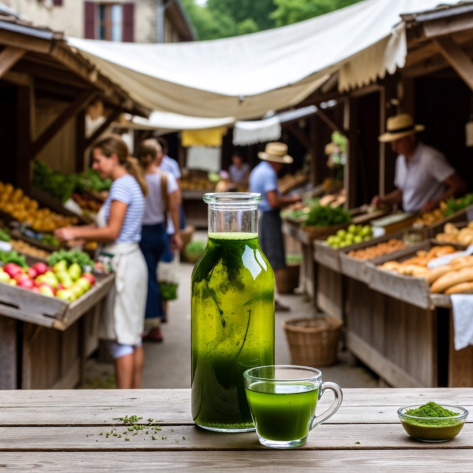 Nettoyez le diabète, la circulation et le foie gras avec cette eau verte de grand-mère au goût de marché !
