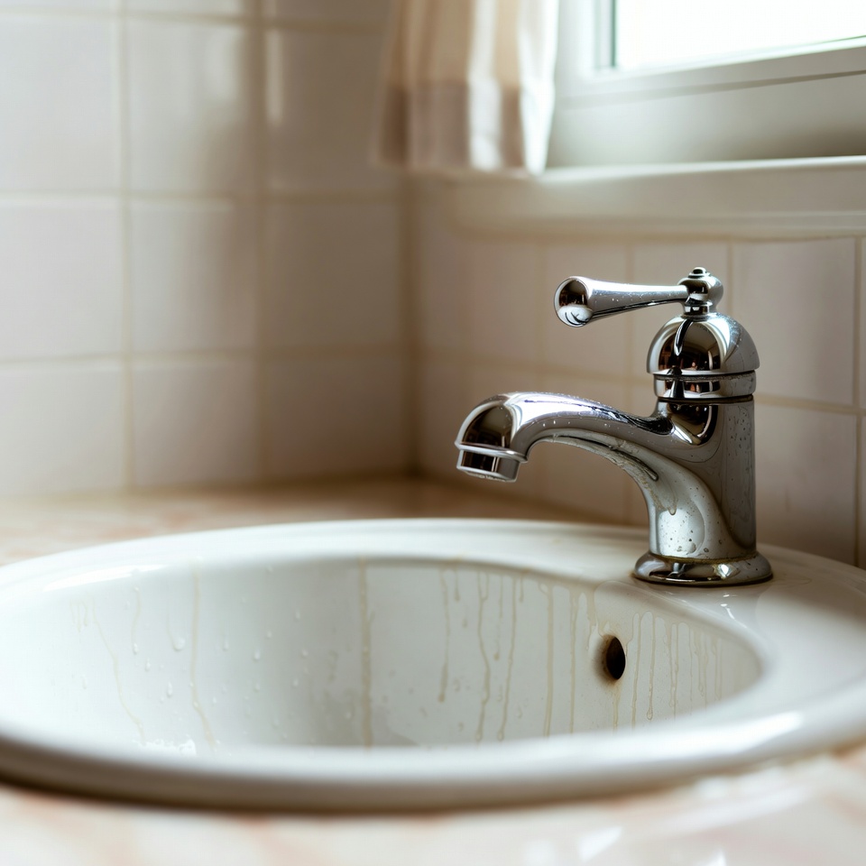 Comment enlever facilement les taches d’eau dure d’un évier ou d’un robinet