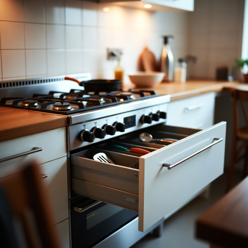 Saviez-vous à quoi sert vraiment le tiroir sous votre cuisinière ? La plupart des gens l’ignorent !