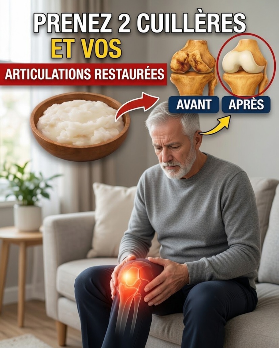 Pourquoi tant de personnes de plus de 50 ans se réveillent avec des douleurs et des raideurs aux genoux – et un simple ingrédient de cuisine qui peut aider au confort articulaire