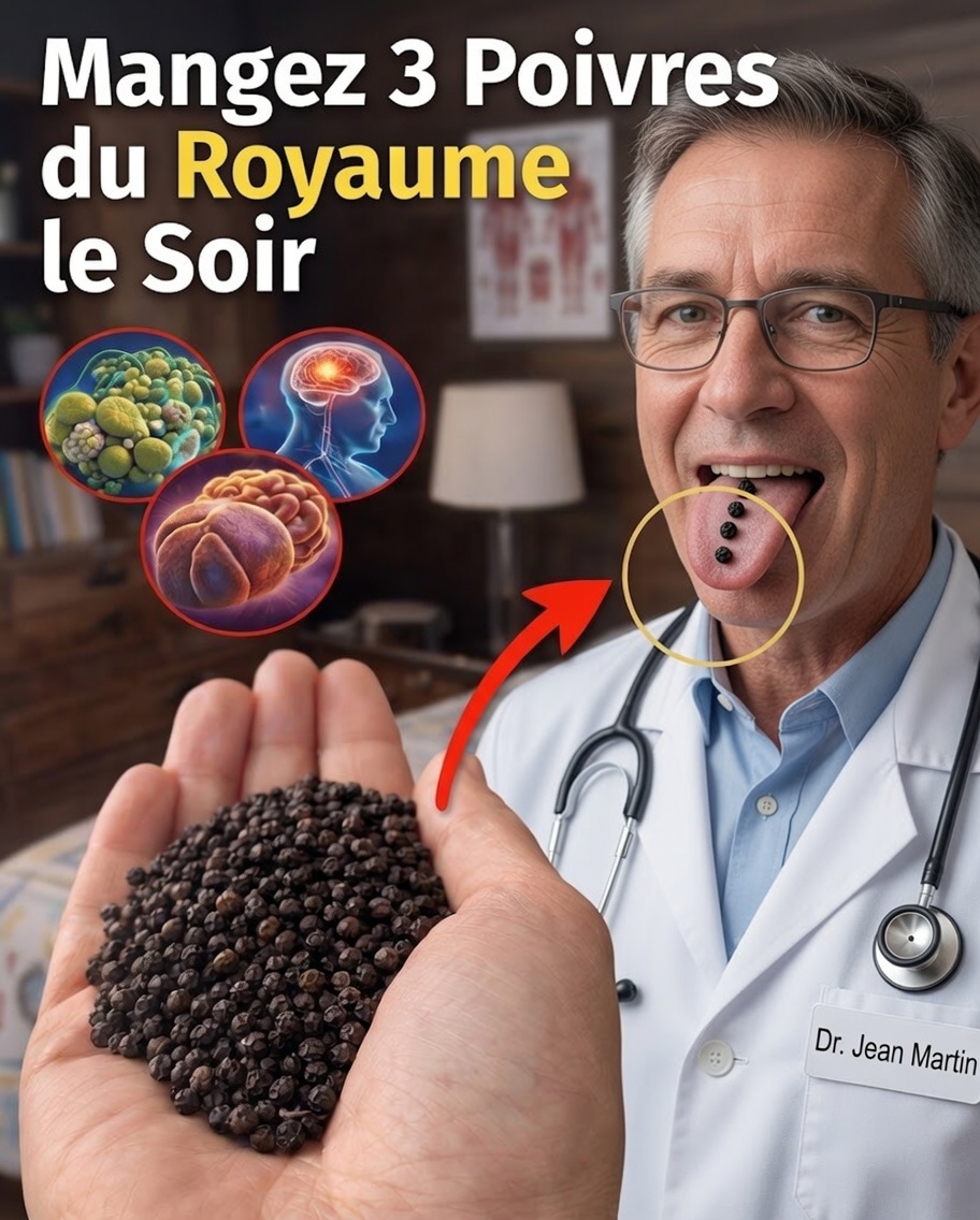 Vous êtes-vous déjà demandé ce qui se passe lorsque vous mâchez 3 grains de poivre noir avant de dormir ?
