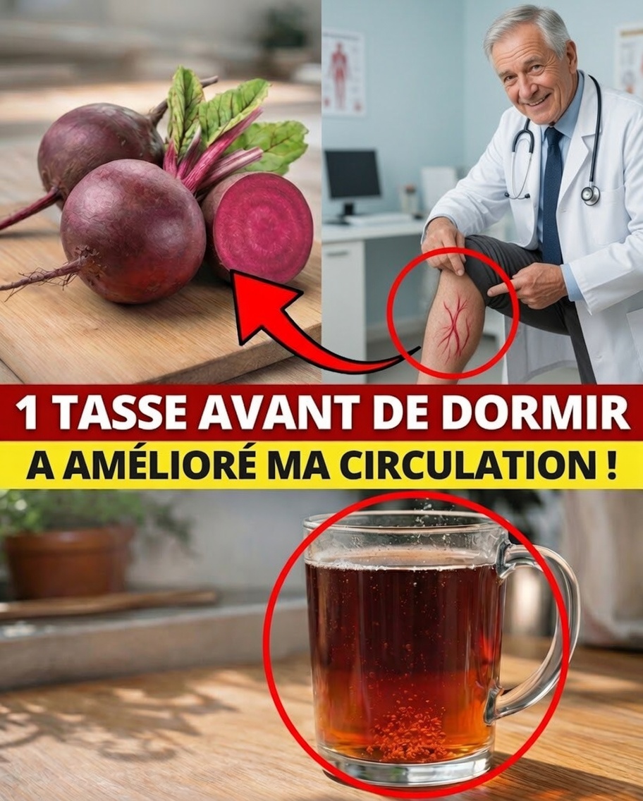 Vous avez plus de 60 ans ? Buvez CECI pour améliorer rapidement la circulation dans les jambes | Conseils santé pour les seniors