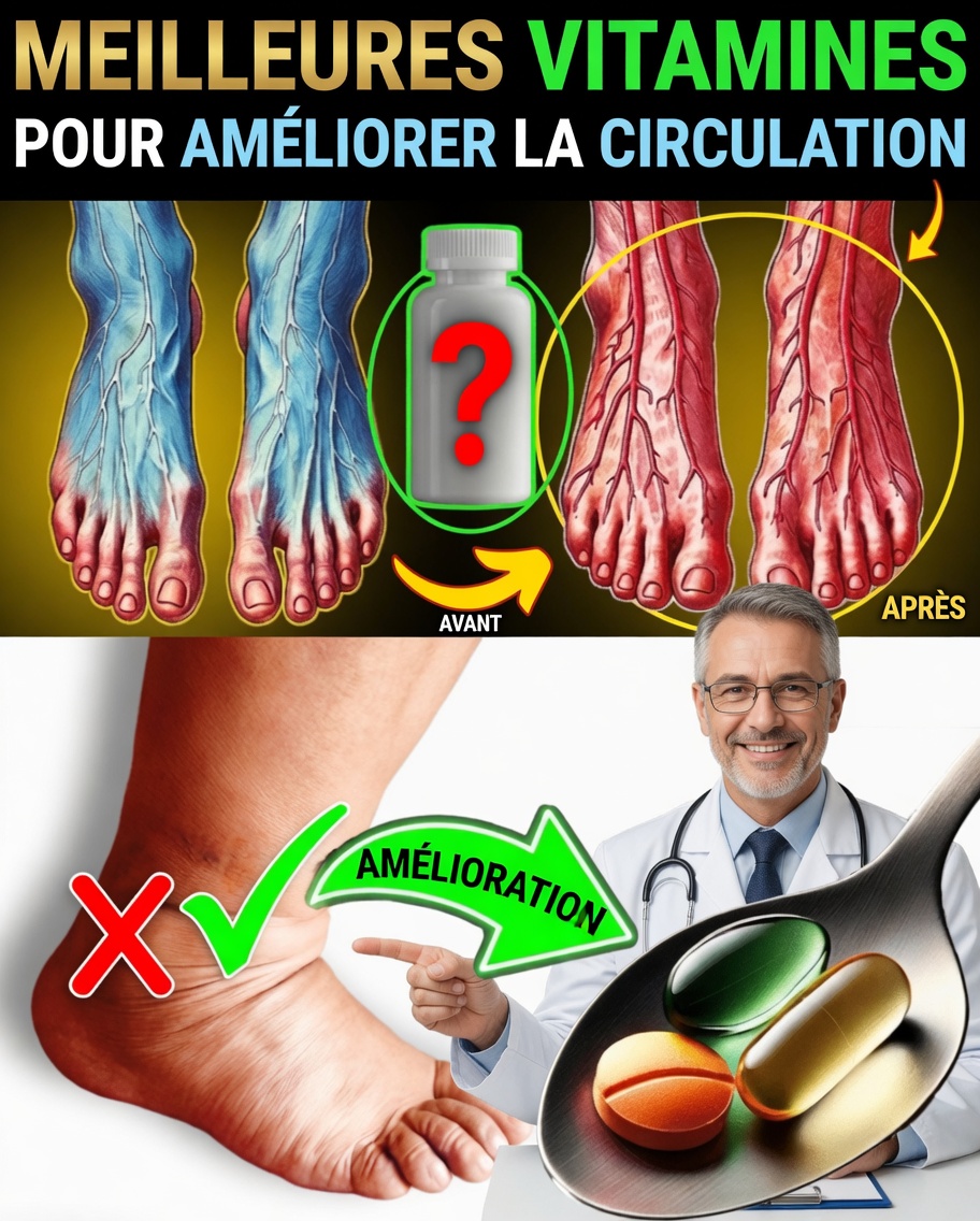 Vitamines naturelles indispensables pour améliorer la circulation après 50 ans