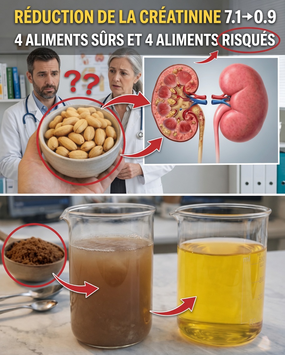Créatinine de 7,1 à 0,9 en 2 jours ? Découvrez 4 graisses saines qui soutiennent les reins et 4 à surveiller
