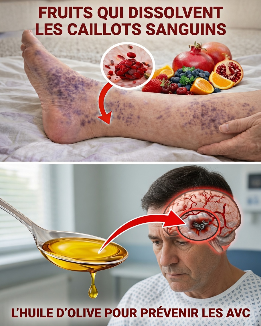 Top 8 des fruits qui aident naturellement à dissoudre les caillots sanguins