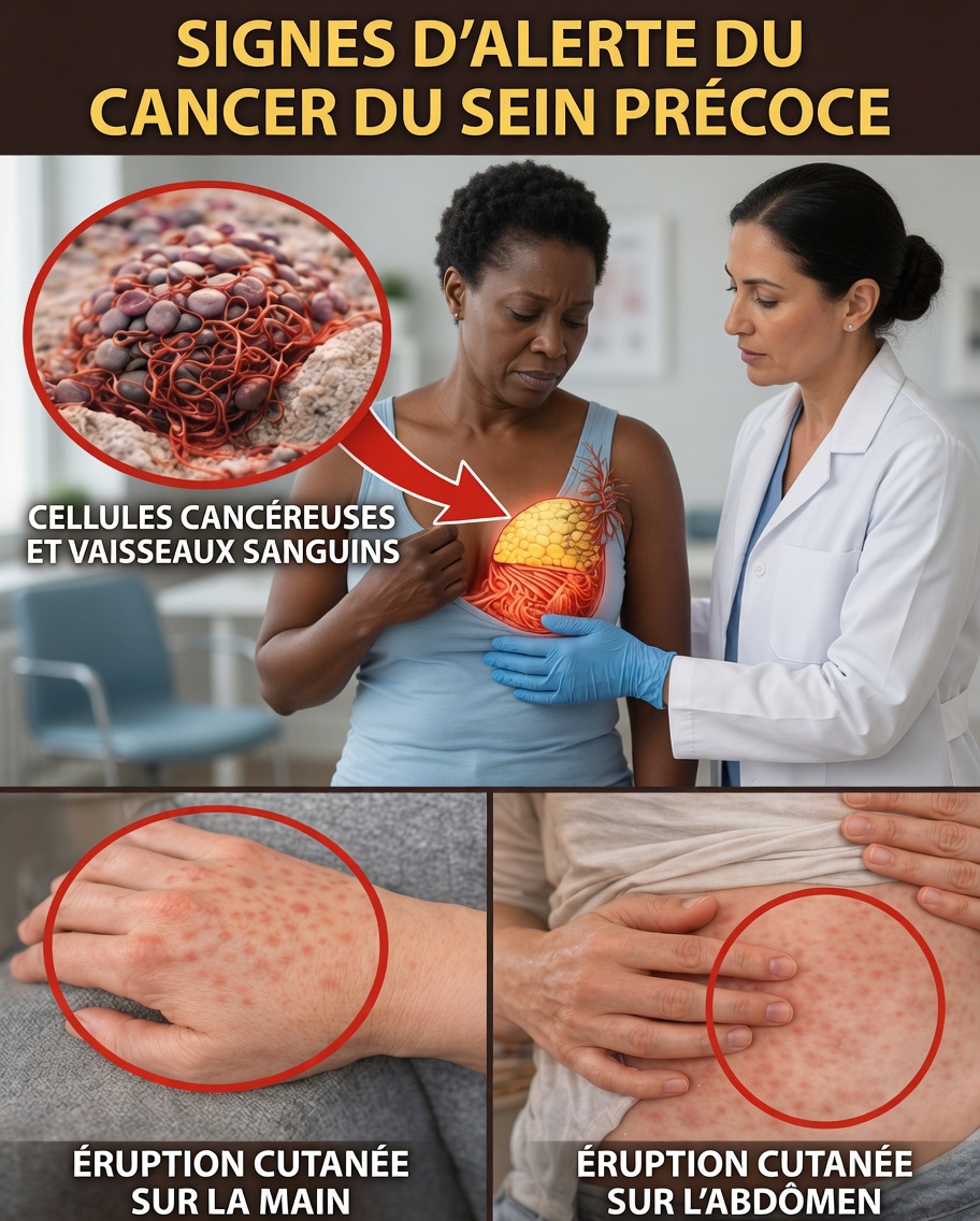 10 signes d’alerte du cancer du sein qui peuvent sauver votre vie
