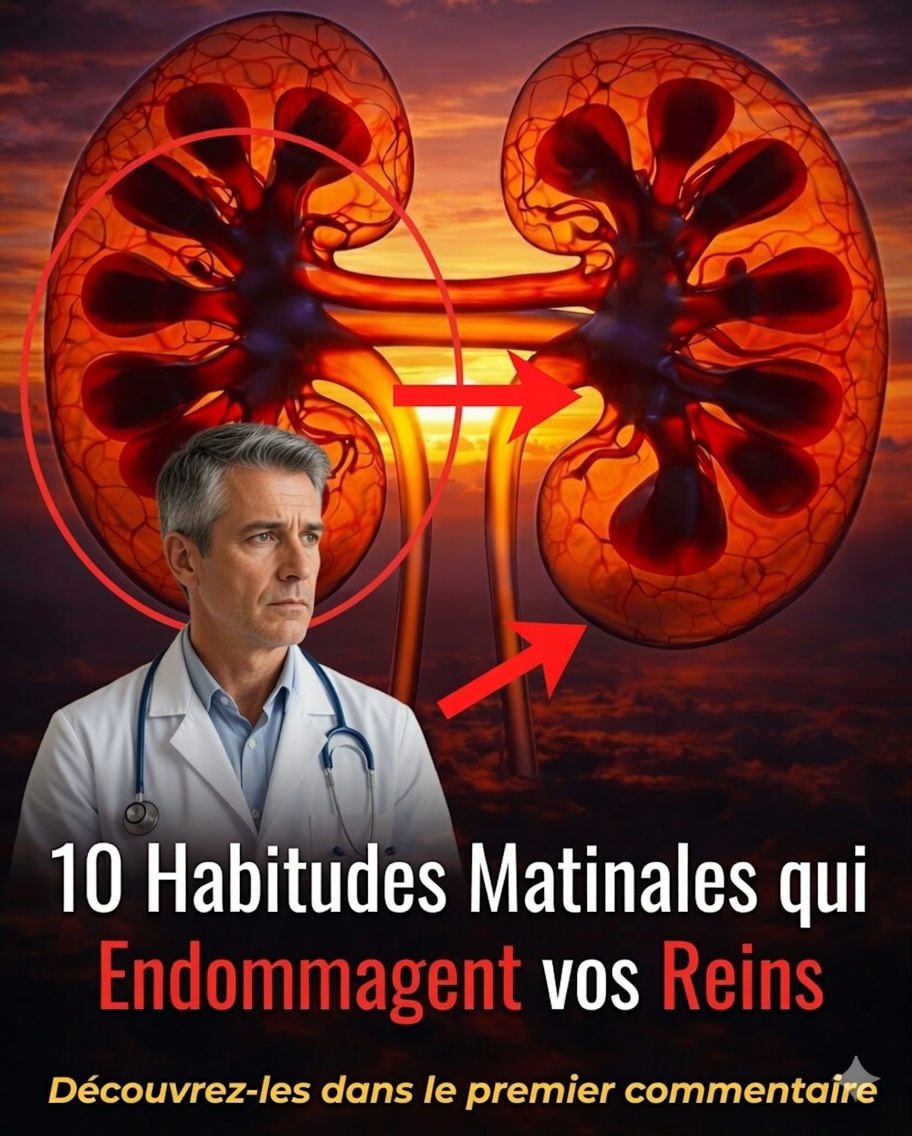 10 habitudes matinales qui peuvent affecter la santé de vos reins : ce que la science suggère