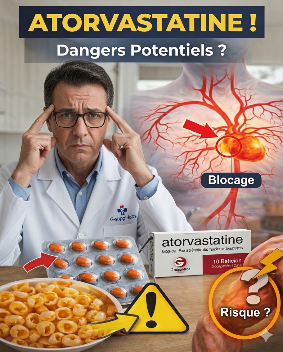 Effets secondaires de l’atorvastatine : 15 dangers cachés que votre médecin n’a peut-être pas expliqués