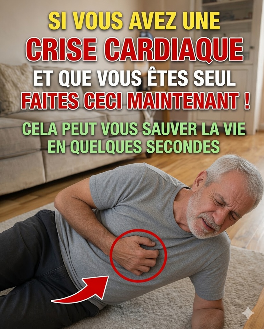 3 techniques qui peuvent vous aider à agir rapidement lors d’une crise cardiaque lorsque vous êtes seul