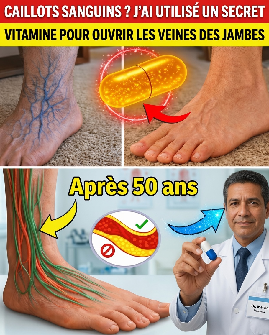 Cette vitamine peut aider à réduire le risque de caillots sanguins dans les jambes – personnes âgées, ceci est pour vous