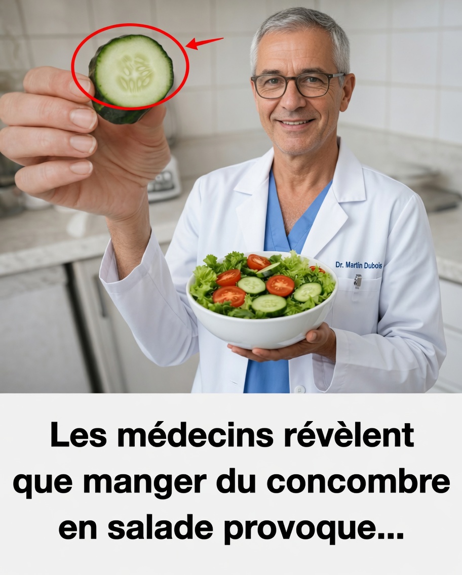 Des médecins révèlent ce qui arrive à votre corps lorsque vous mangez du concombre en salade tous les jours