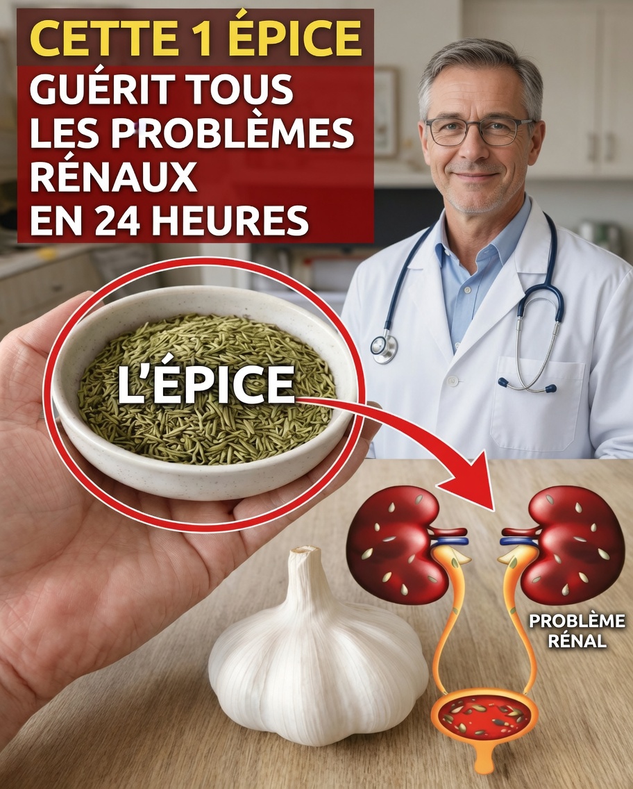 Top 5 des épices qui aident à éliminer les toxines RAPIDEMENT et soutiennent naturellement les reins
