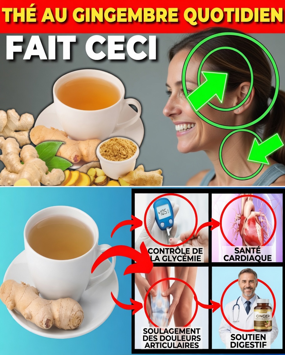 10 raisons puissantes de boire du thé au gingembre chaque jour après 50 ans (et comment l’utiliser correctement)